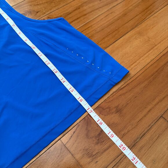 Women Lululemon Sculpt Cropped Tank Top Classic Fit in Blazer Blue Tone - Picture 7 of 7